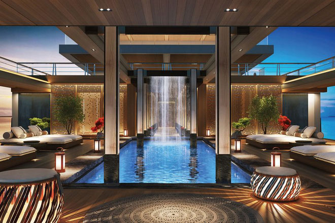 Picture 14 of Admire the luxury yacht with enough garden, swimming pool, gym room and VIP room