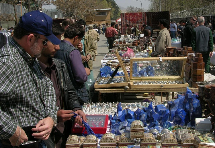 Picture 1 of Afghanistan's blue stone treasure is devastated