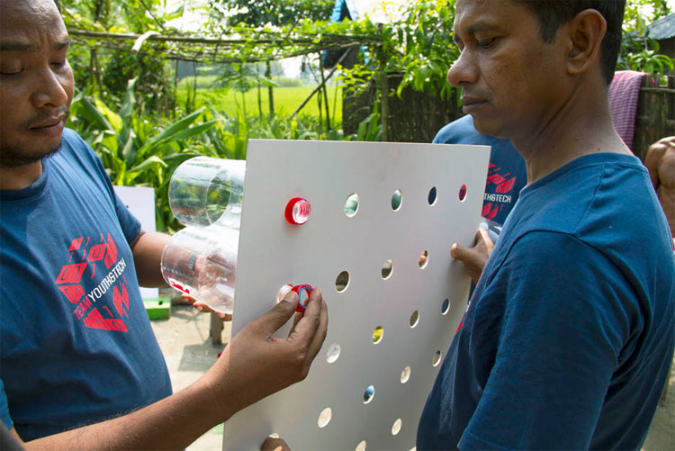 Picture 1 of 'Air conditioner' invention does not need electricity for summer day 45 degrees Celsius