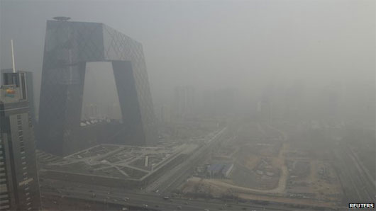 Picture 1 of Air pollution in Asia causes terrible storms