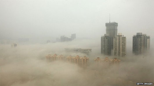 Picture 2 of Air pollution in Asia causes terrible storms