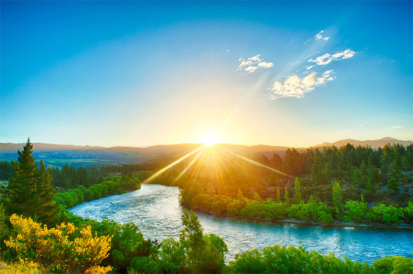 Picture 1 of Air pollution increases river flow
