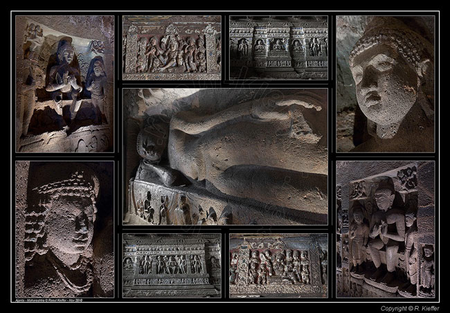 Picture 17 of Ajanta cave temple - India