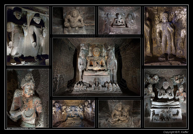 Picture 18 of Ajanta cave temple - India
