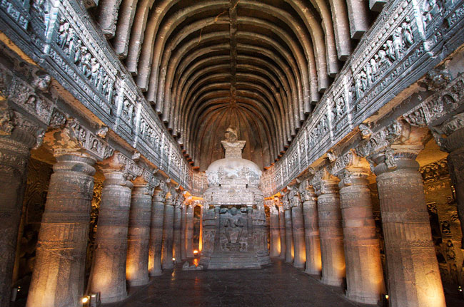 Picture 5 of Ajanta cave temple - India