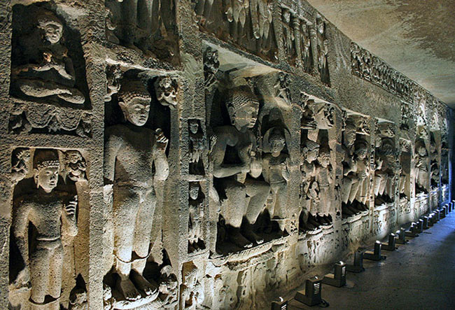 Picture 6 of Ajanta cave temple - India