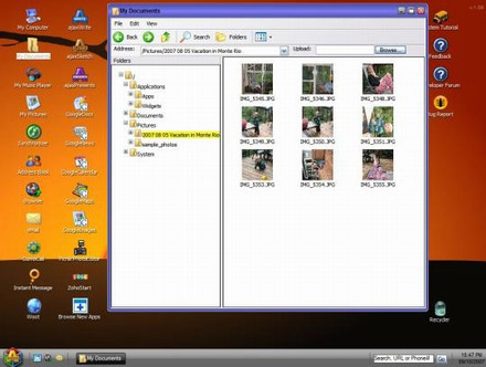Picture 4 of Ajax13 launches the operating system on the web