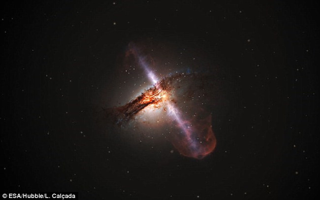 Picture 2 of ALMA warns that a massive black hole is forming