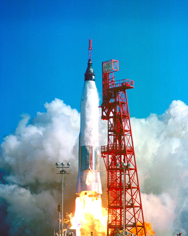 Picture 1 of America celebrates the 50th anniversary of the first flight around the Earth