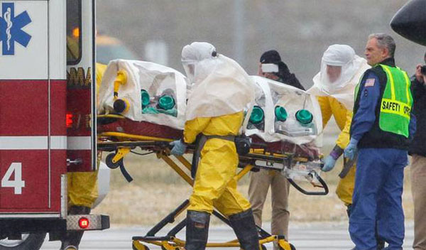 Picture 1 of America: Doctors infected with Ebola are in danger