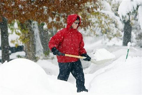 Picture 5 of America sinks in the early snowstorm