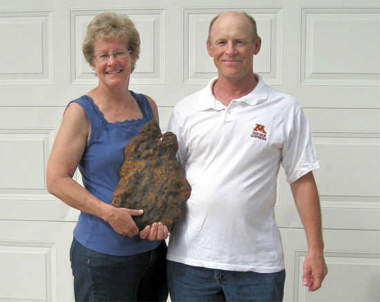 Picture 1 of American farmers find meteorites billions of years old