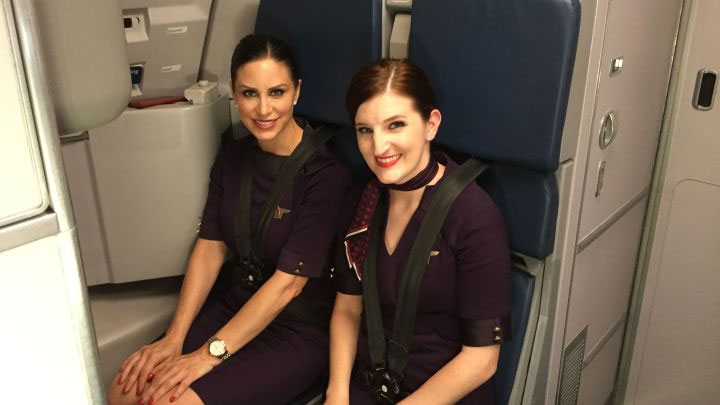 Picture 2 of American flight attendants: Winners are even harder than Harvard
