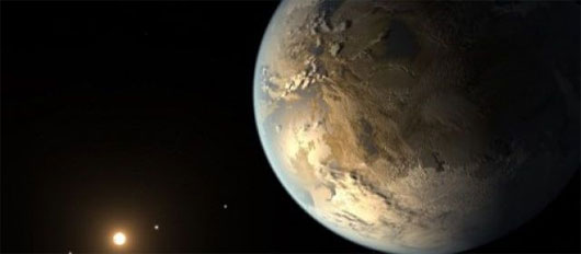 Picture 1 of An earth copy outside the solar system appears