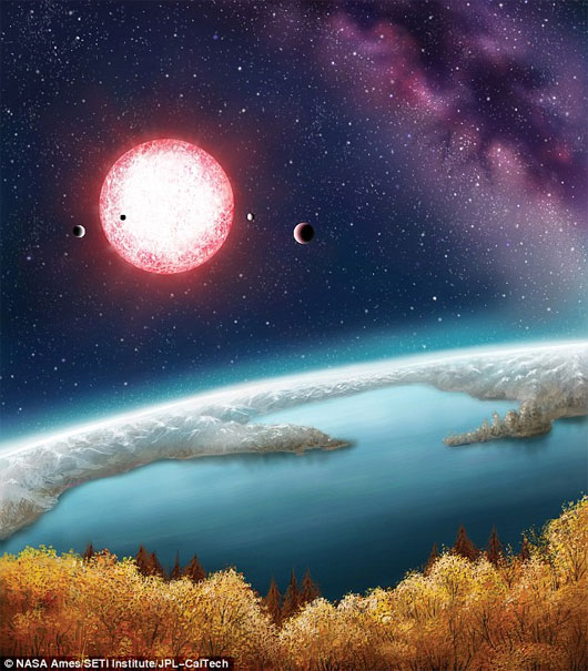 Picture 2 of An earth copy outside the solar system appears