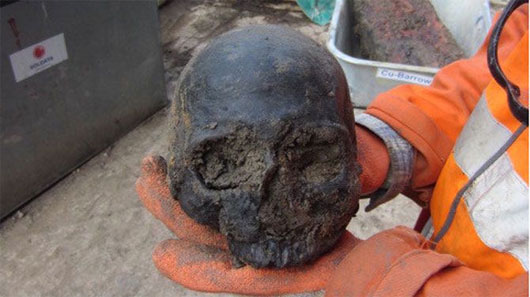 Picture 1 of Ancient Roman skulls under the Thames