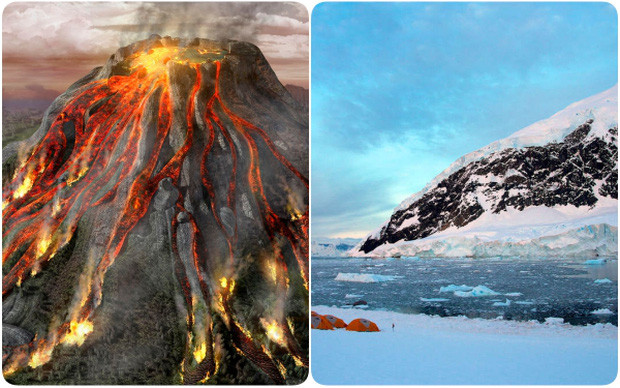 Picture 3 of Antarctica - 'fire hell' between the earth in the coldest place in the world