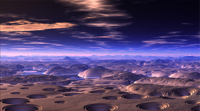 Picture 2 of Appeared glaciers flow between the desert, the end of the world coming?