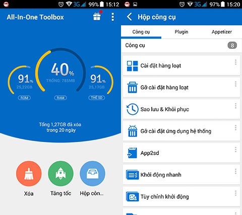 Picture 4 of Application clean up junk files on Android smartphones