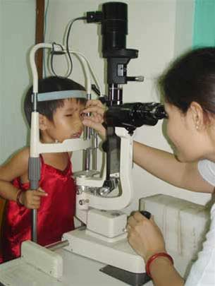 Picture 1 of Application laser treatment of retinal cancer