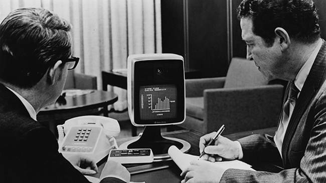 Picture 4 of April 20, 1964: The first device in history can make video calls