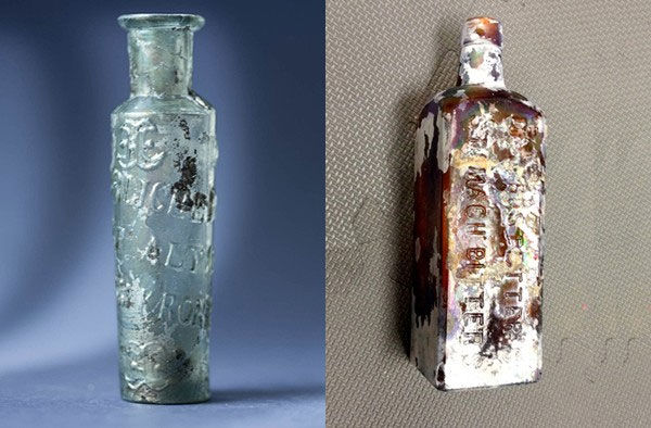 Picture 1 of Archaeological bottle of medicinal wine