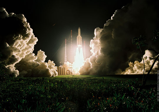 Picture 1 of Arianespace continued to launch 2 satellites into orbit