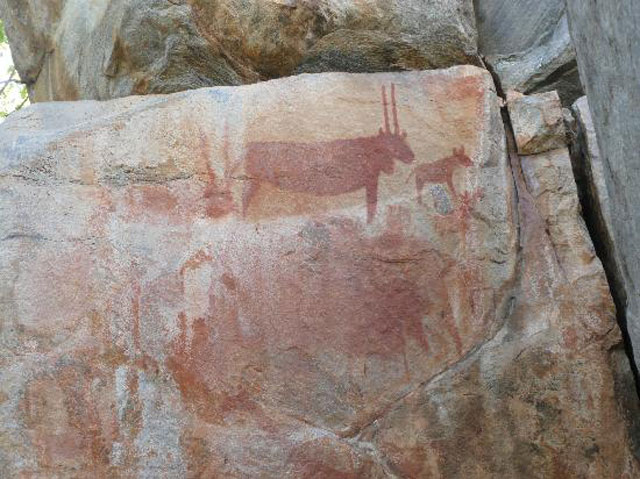 Picture 6 of Art stone cave at Tsodilo hill