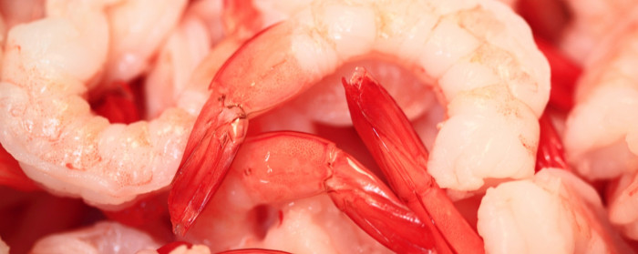 Picture 1 of Artificial shrimp made from seaweed have nutritional value like real shrimp
