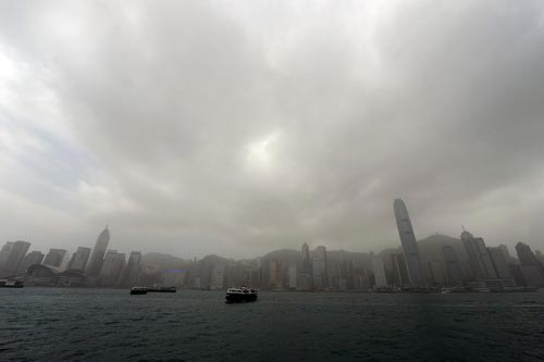 Picture 1 of Asian polluted gas spreads throughout the world