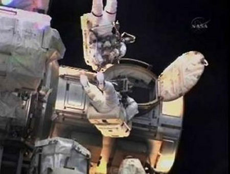 Picture 1 of Astronaut walking in space