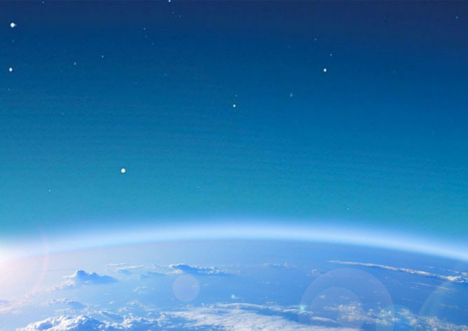Picture 3 of At what height does Earth end and start Space?