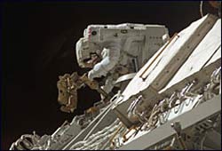 Picture 1 of Atlantis crew is ready to return to earth
