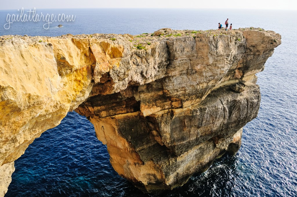 Picture 7 of Azure Window stone arches before collapsing into the sea