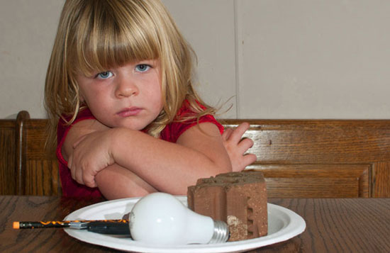 Picture 1 of Baby girl addicted to glass and bricks
