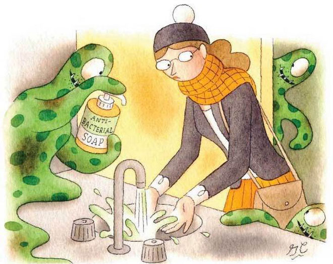 Picture 3 of Bacteria are transforming themselves against hand-washing and sanitizing solutions every day