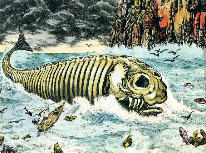 Picture 1 of Bakekujira: The mysterious curse of the sea monster Bakekujira: The giant returns from the dead