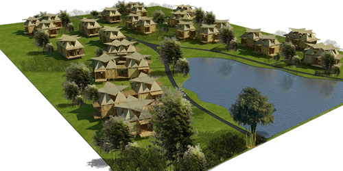 Picture 3 of Bamboo house living with natural disasters in Vietnam