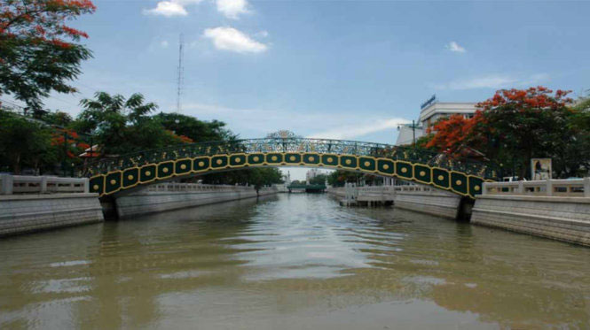 Picture 1 of Bangkok laid out 1682 channels and 25 flood-proof flood storage areas