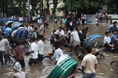 Picture 1 of Bangladesh's capital suffers a record rain