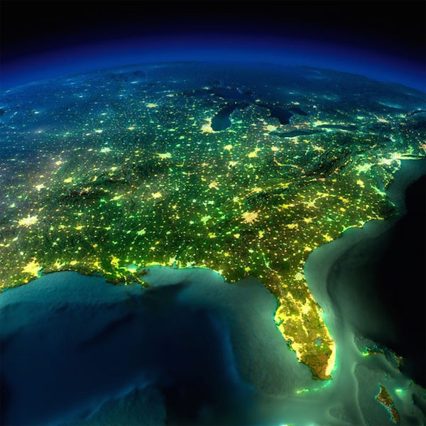 Picture 4 of Beam photos of the earth when night comes ravishing