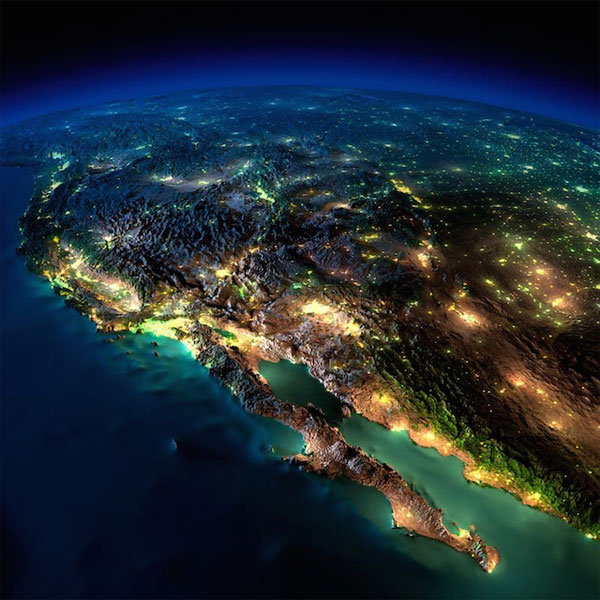 Picture 5 of Beam photos of the earth when night comes ravishing