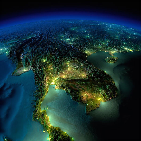 Picture 6 of Beam photos of the earth when night comes ravishing