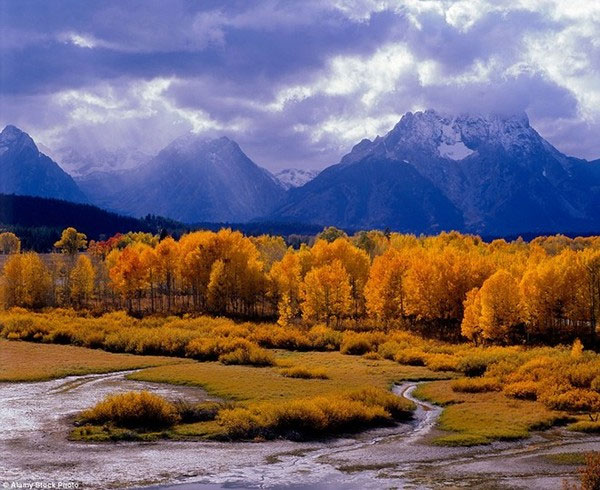 Picture 13 of Beautiful 'golden autumn' paintings in countries