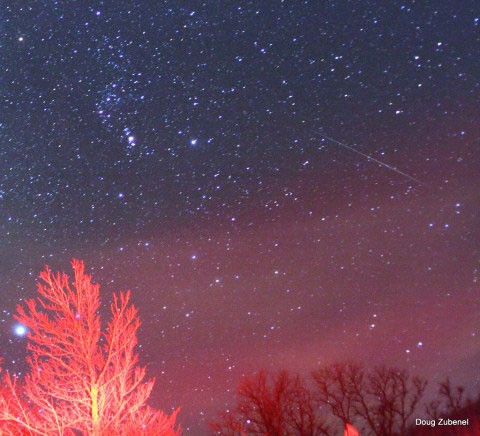 Picture 12 of Beautiful image of Geminid meteor shower
