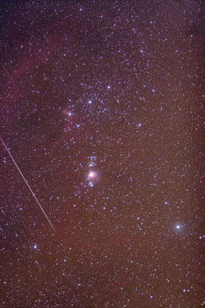 Picture 4 of Beautiful image of Geminid meteor shower