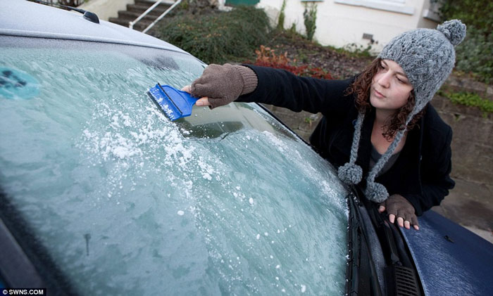 Picture 10 of Beautiful photo: winter morning in England when the temperature suddenly dropped sharply