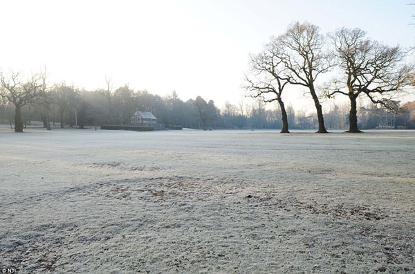 Picture 12 of Beautiful photo: winter morning in England when the temperature suddenly dropped sharply
