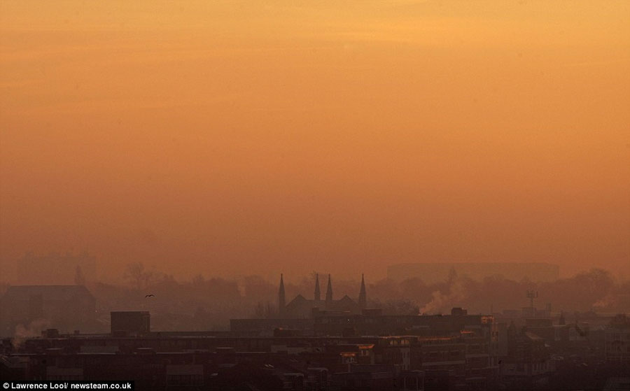 Picture 8 of Beautiful photo: winter morning in England when the temperature suddenly dropped sharply