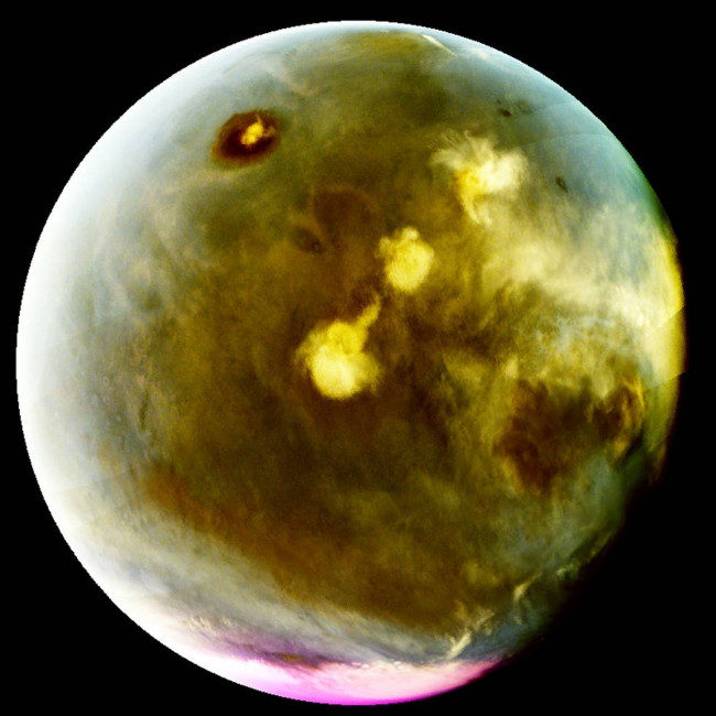 Picture 1 of Beautiful ultraviolet surface of Mars from satellite images